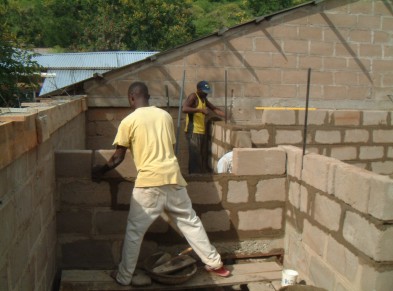 Final construction of Superstructure Walls