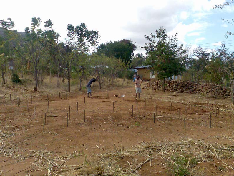 The new Chapel foundations set out