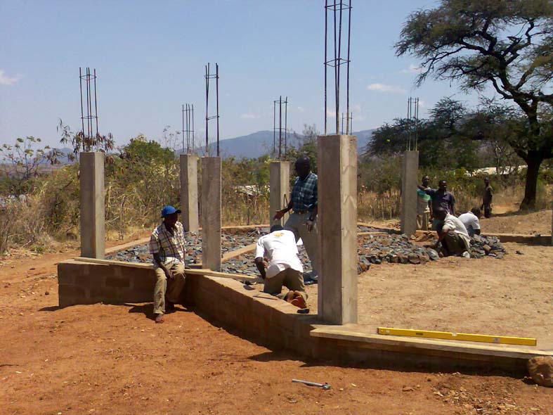Laying of hardcore and Sub-floor Formwork Preparations in progress