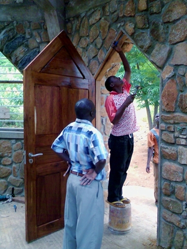 Fitting of Chapel door